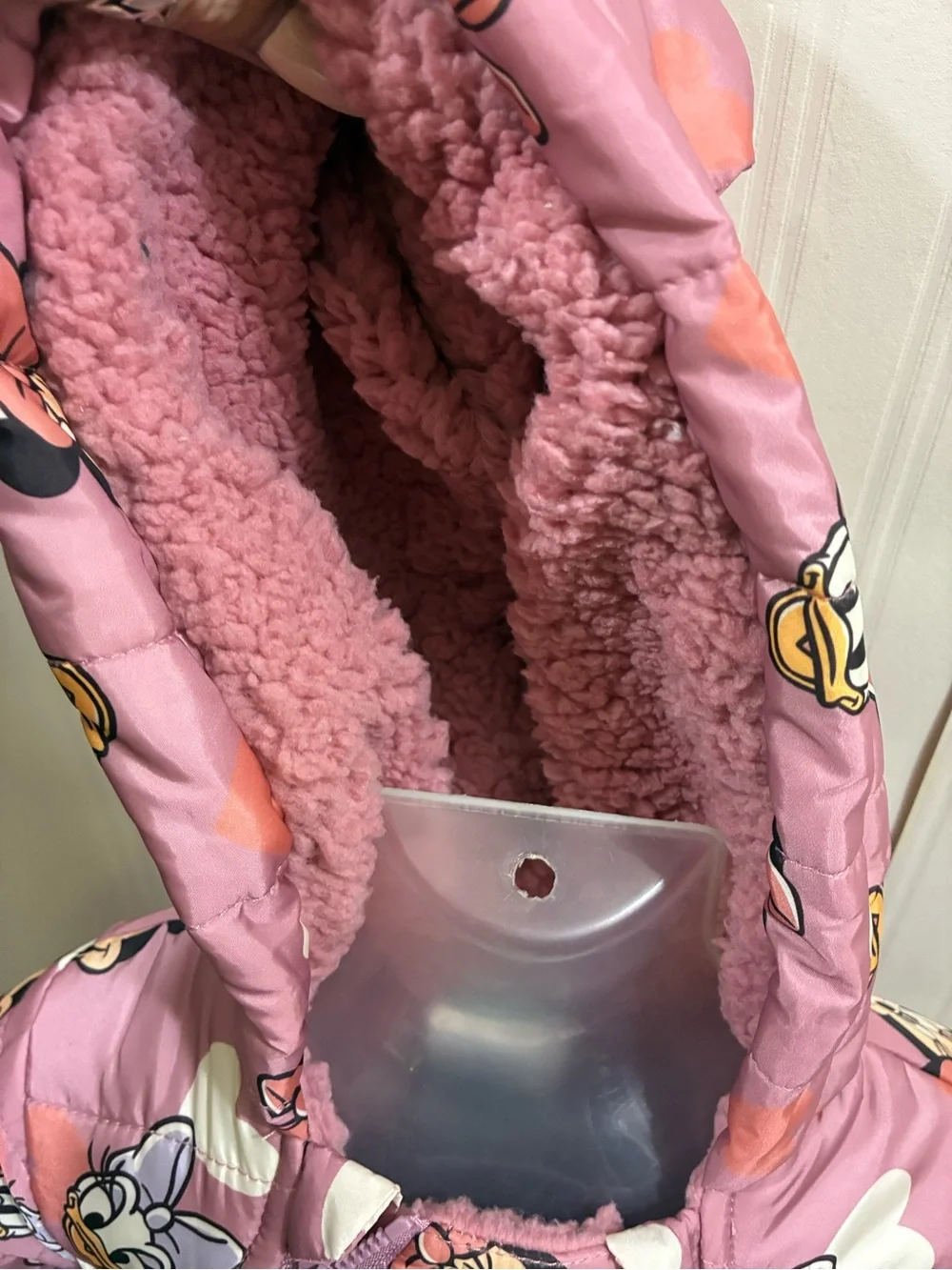 Disney Pink Minnie & Daisy Hooded Puffer One-Piece
